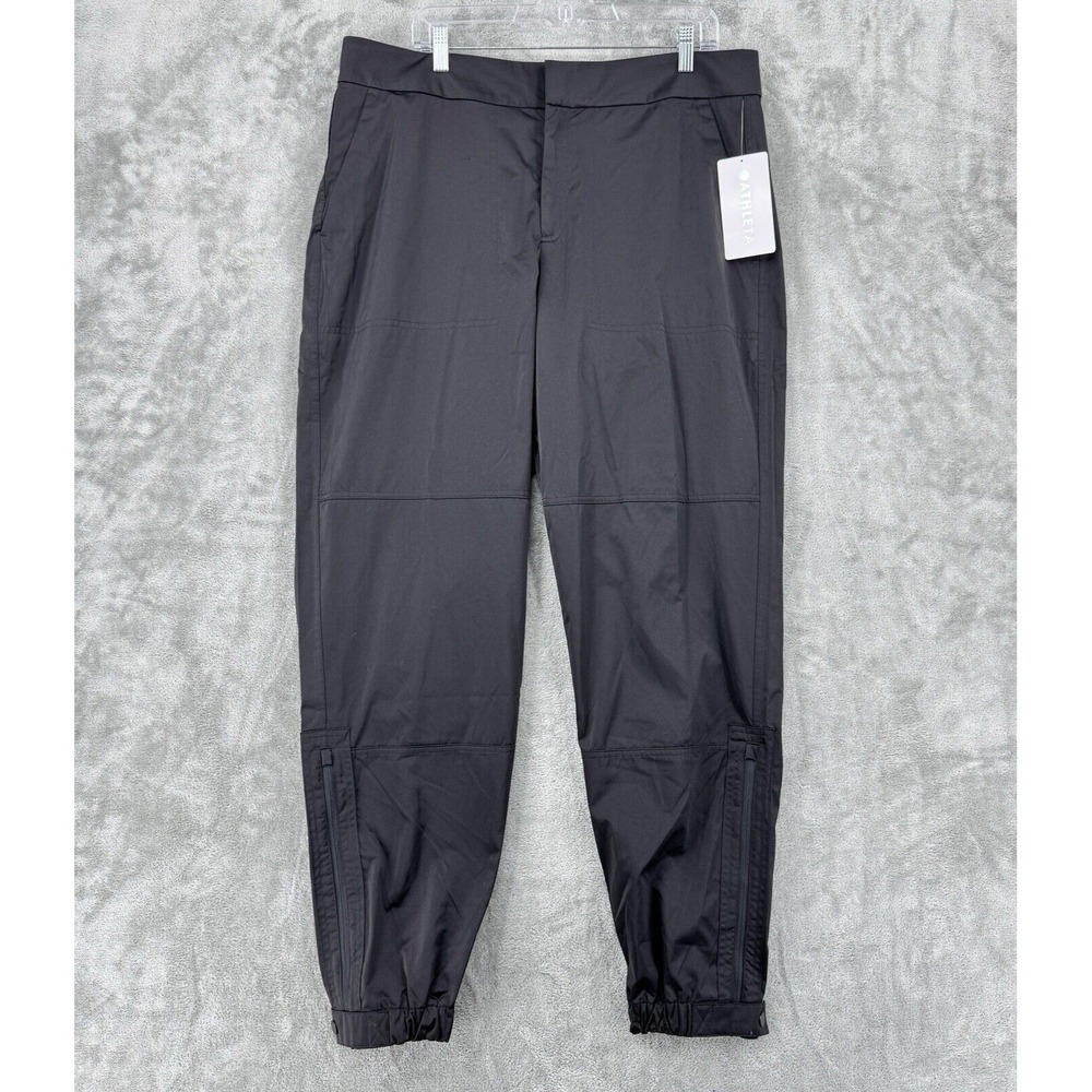 Athleta Pants Womens 16 Tall Radiant Jogger Tapered Leg Zip Pockets Semi Fitted